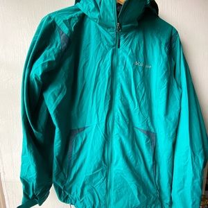 Columbia rain jacket size large